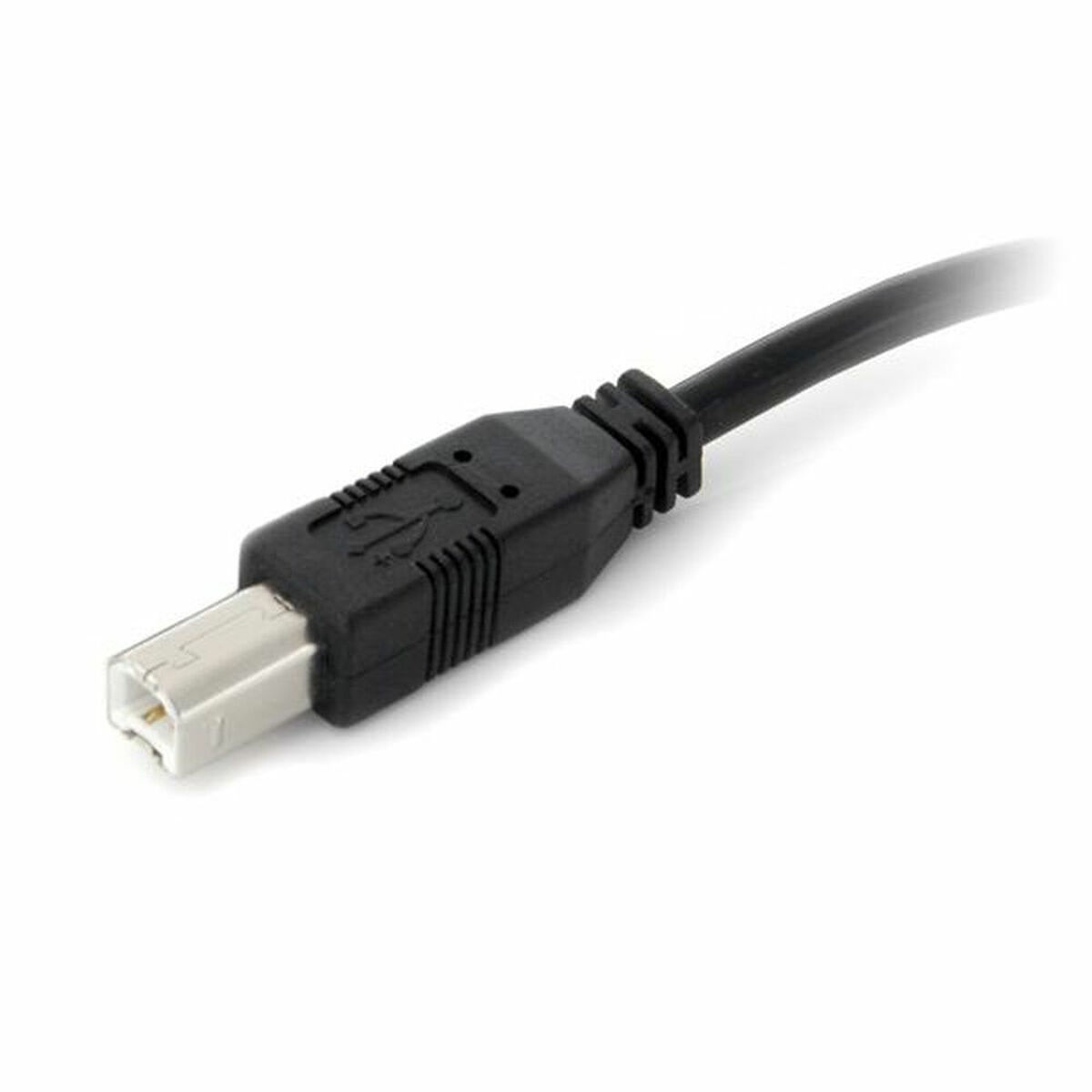 USB A til USB B-kabel Startech USB2HAB30AC Sort